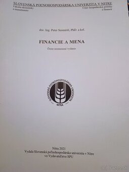 Financie a mena