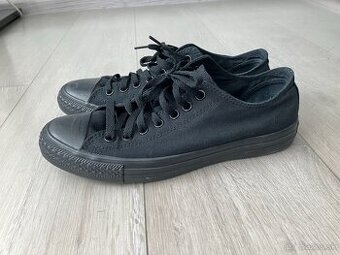 Converse nízke tenisky plátenné čierne - 1