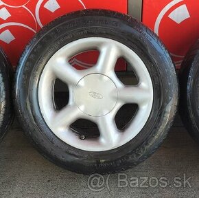 Alu 4x108 Ford Fiesta Focus KA Fusion Mazda Pneu 185/65R14 - 1