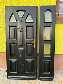 Predám vchodové drevené dvere bezpečnostné