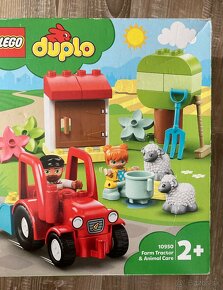 Lego Duplo traktor a zvieratká z farmy