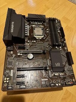 Predám GIGABYTE Z490 UD + Intel i7 11700KF