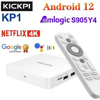 AndroiD TV BOX KICKPI KP1 - cetifikovaný - nový