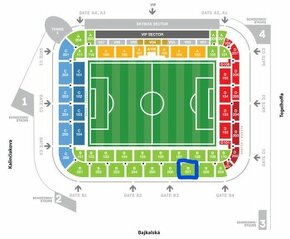 Slovan lístky na LM - B tribúna/ balíček alebo samostatne