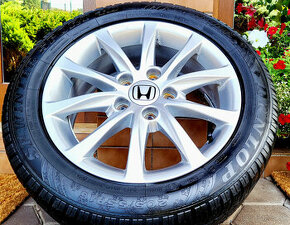 alu R16 5x114,3 orig. Honda, (zimné pneu 205/55) - 1