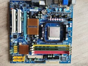 Predám MB GA MA78GM-S2H socket AM2 + CPU + RAM