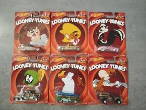 Predám sadu modelov Hotwheels LOONEY TUNES 2013