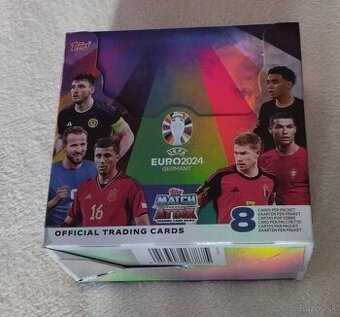 FOTBALOVÉ KARTY NOVÝ BOX EURO MATCH ATTAX 24/25