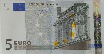 Bankovka 5 euro 2002