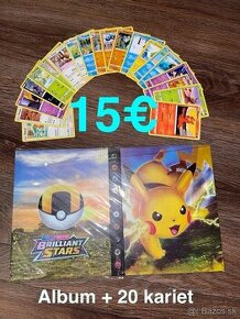 VÝHODNÁ PONUKA POŠTOVNÉ V CENE - Pokémon albumy a karty
