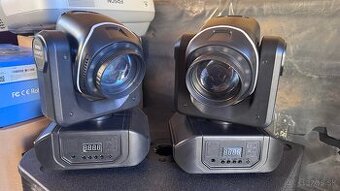 set 2x Mini LED Spot Moving Head Light 150W