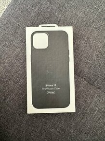 Čiern FineWoven Case na Iphone 15 - 1
