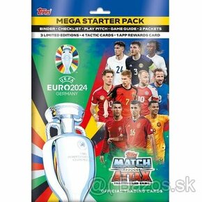 Euro 2024 Topps Match futbalové karty