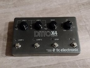 Predám TC Electronic Ditto X4 Looper