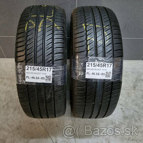 215/45 R17 MICHELIN pár letných pneumatík - 1