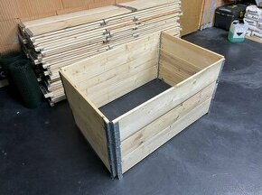 nové vyvýšené záhony z dreva 120x80x20