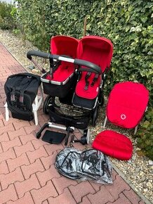 Bugaboo donkey duo červený surodenecky