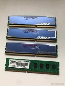 4x DDR3 2GB RAM