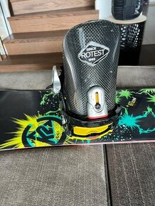 detsky snowboard 120cm a topanky vel3