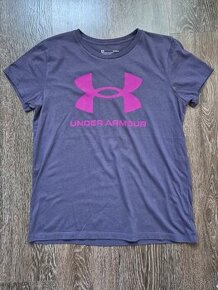 Damske tricko Under Armour, loose fit,vel.L, fialove