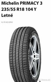 Michelin primacy 3 235/55 r18