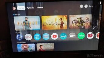 Sony Bravia KD-55X75WL - smart TV - rozbitá obrazovka