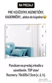 Zrkadlo s osvetlením