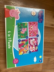 Peppa Pig 4 in 1 Puzzle Peppa Pig na kolotoči