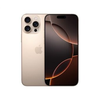 Predám iPhone 16 Pro Max 256GB Púštny Titán zlatý