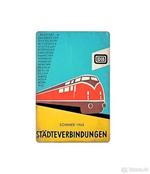 cedule plechová: Deutsche Bahn 1963