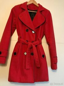 Zimný elegantný kabát s dvojradovým zapínaním - 1