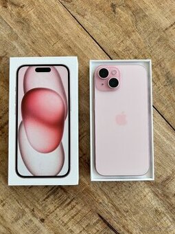 Apple iPhone 15 128GB Pink, Záruka , Top stav