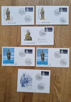 1993 Jan Nepomucky Nepomuk nemecke FDC obalky