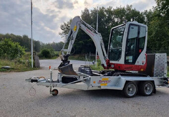 minibáger+ 2x lyžica•12 kW•1674 MTH|Takeuchi TB216