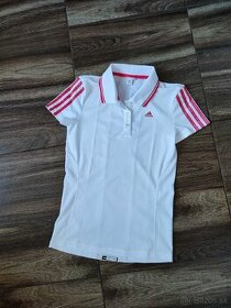 Dámske športové tričko s golierom Adidas XS - 1