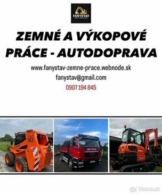 Zemné a výkopové práce, audoprava - 1