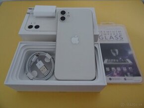 iPhone 11 64GB WHITE - ZÁRUKA 1 ROK - 100% BATERIA