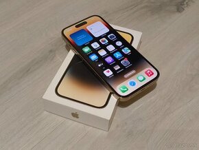 iPhone 14 Pro 128GB Gold v záruke výborný stav