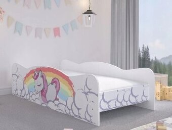 Detská posteľ UNICORN 160x80 + matrac+rošt