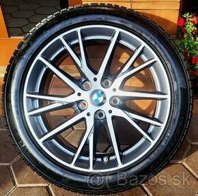 alu R17 5x112, senzory, zimné pneu 195/55, orig. BMW 1 - 1