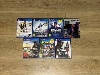 Predám hry a Playstation 4 - FIFA/GTA/Crash/NHL/...