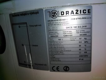 Bojler Drazice okce 160 s/2 - 2kw