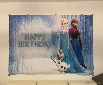 Frozen ,Elsa, Anna narodeninová výzdoba veľký set - 1