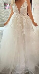 Svadobné šaty ivory - 1