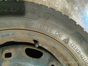 Predám kolesá s pneumatikami 165/70 R14 81T