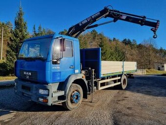 MAN M2000 15.225 4x2 valník + HR HIAB 071A