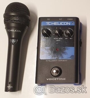 Hlasový vokalizer TC HELICON a mikrofón TC HELICON MP 85