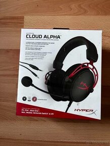 POUŽITÉ Herné slúchadlá HyperX Cloud Alpha Red