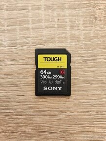 Sony Tough Professional SDXC 64GB R 300 MB/s, W 299 MB/s