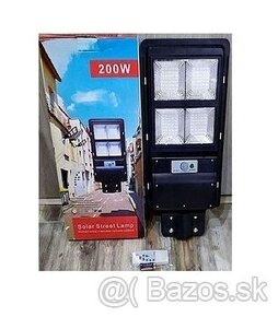 Solarne svetlo LED lampa 200W + diaľkový ovládač